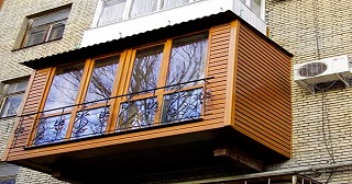 Внешняя отделка балкона Валуйки цена от 1034 руб. м/2.